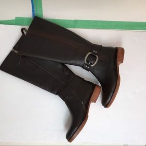 NEW. Fossil Audrey Leather Boots 7-1/2